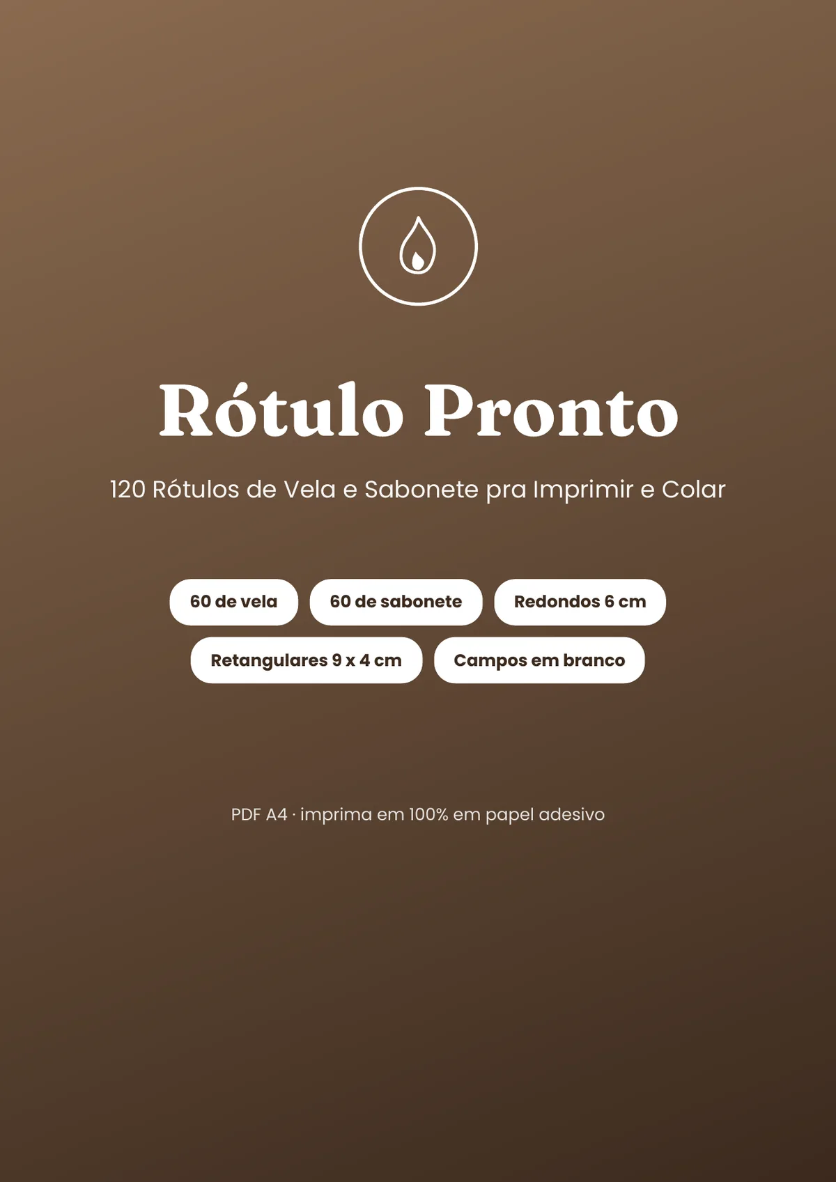 Página real do PDF Rótulo Pronto: capa